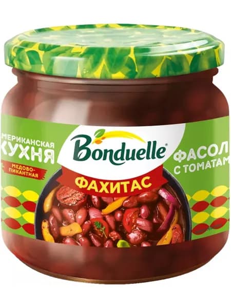 Фасоль Bonduelle фахитас красная в классическом барбекю 350 мл