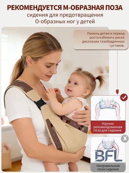 Нейлоновый детский слинг-рюкзак, складной, для детей 0-3 лет (до 15 кг), износостойкий и дышащий