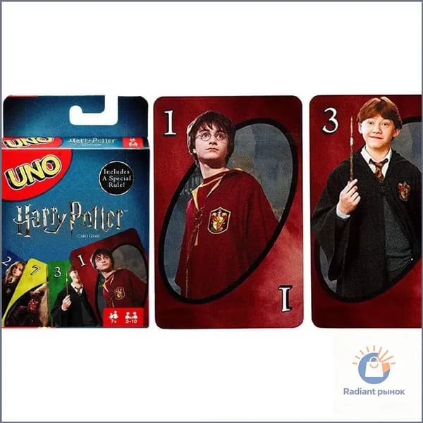 Популярная карточная игра UNO по мотивам Гарри Поттера, новое издание для семейного досуга