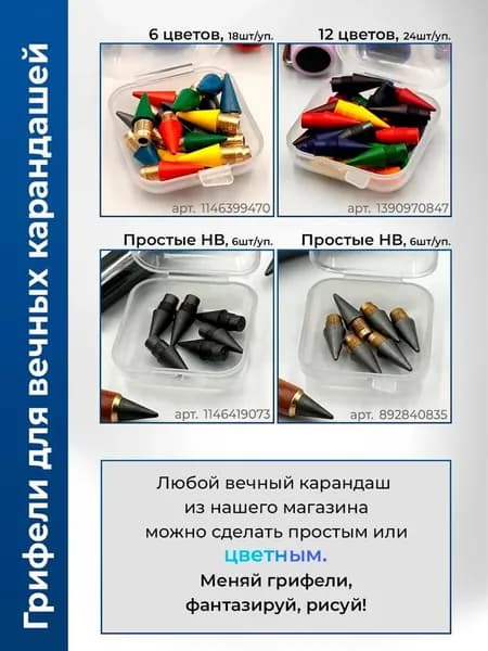 Карандаш, твердость: HB (Твердо-мягкий), толщина: 0.5 мм, 1 шт.