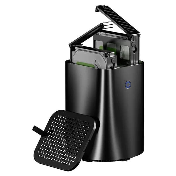 AOOSTAR Мини-ПК AOOSTAR WTR R3 с 2-х отсеками Nas (AMD Ryzen 3 3200U, RAM Отсутствует, AMD Radeon Vega 3, Без ОС), AOOSTAR R3, черный