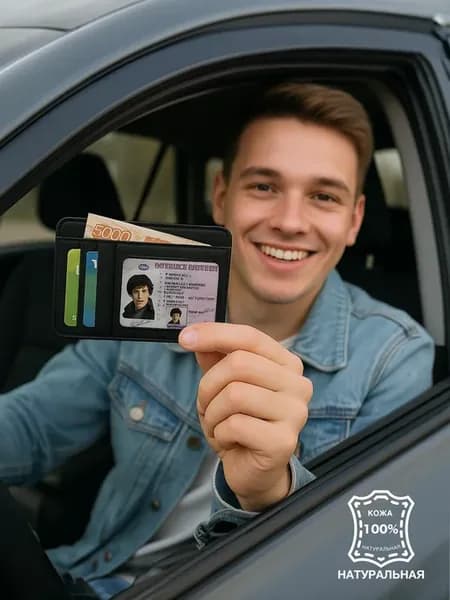 Картхолдер для автодокументов СТС, права, карты