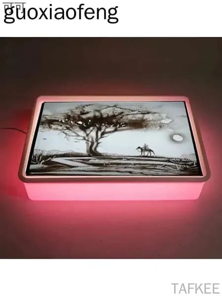 Детский стол для рисования песком (с подсветкой и usb входом)