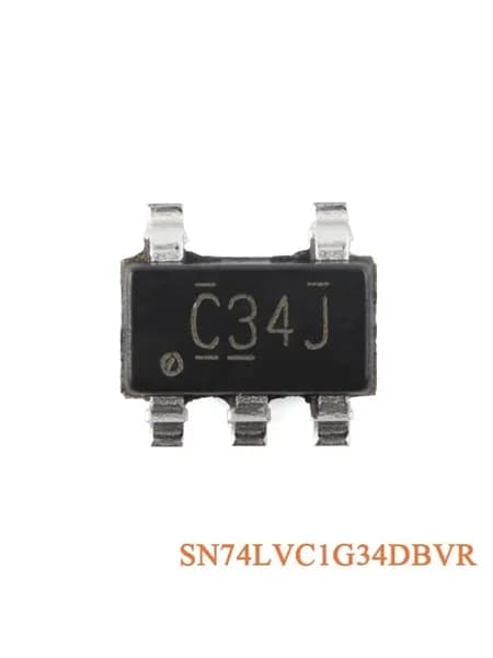 10шт SN74LVC1G34DBVR C34J SOT-23-5 Высокопроизводительный амортизатор