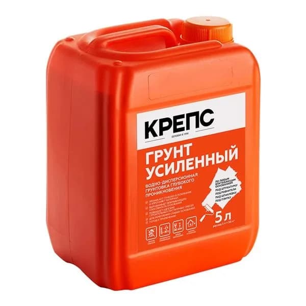 Грунт Крепс Усиленный глубокого проникновения 5 л