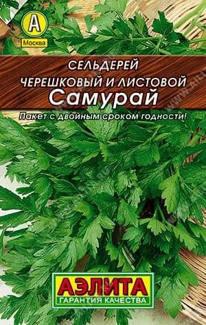 Семена Сельдерей листовой Самурай,0.5г, Агрофирма Аэлита