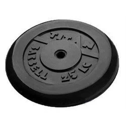 Диск блин обрезиненный TITAN Barbell 25 кг d31 для штанги и гантелей