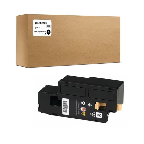 Картридж 106R02763 для Xerox Phaser 6020/WC6025 2K Black Compatible (совместимый)