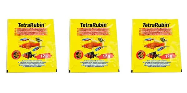 Tetra Корм для усиления естественной окраски рыб TetraRubin хлопья 12г, 3 шт.
