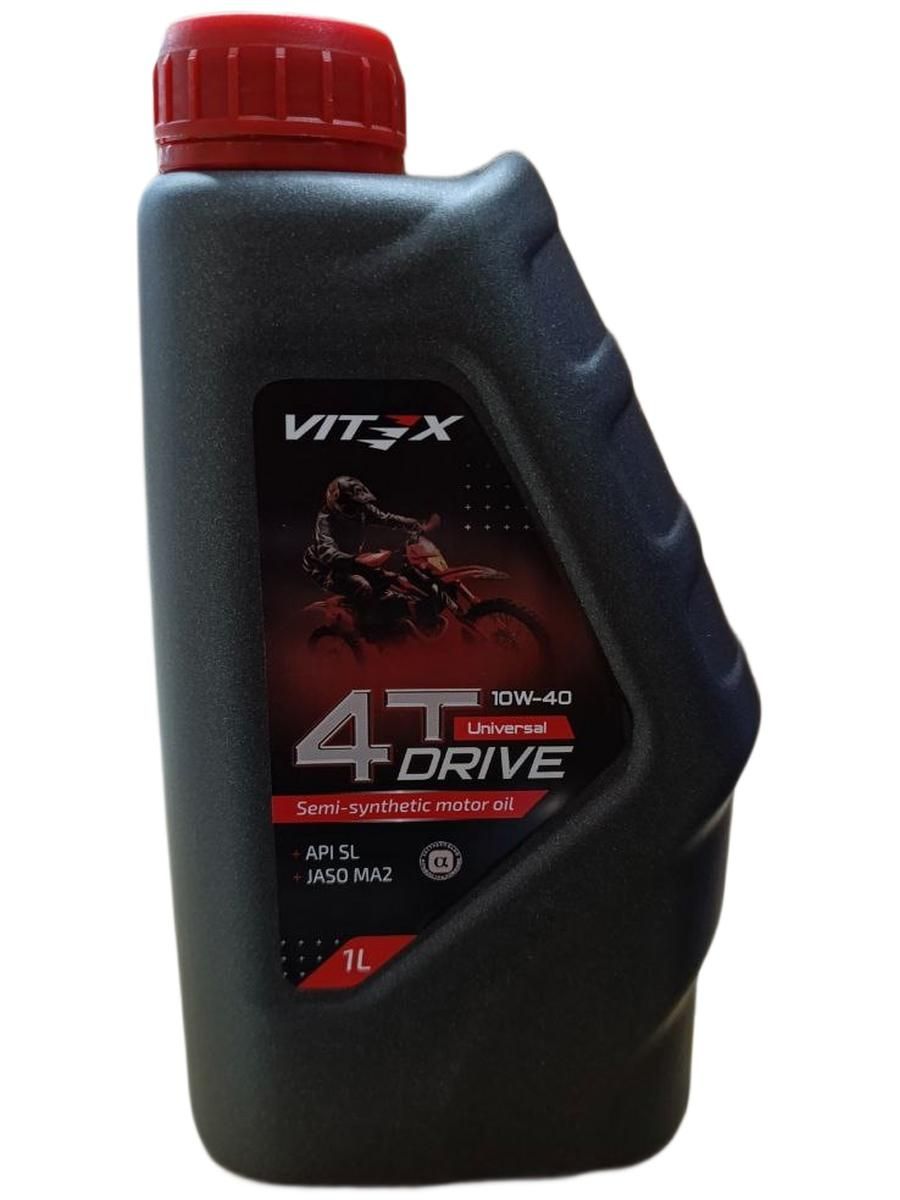 Vitex масло Vitex Drive 4T 10w40 10W Масло моторное, Полусинтетическое, 1 л