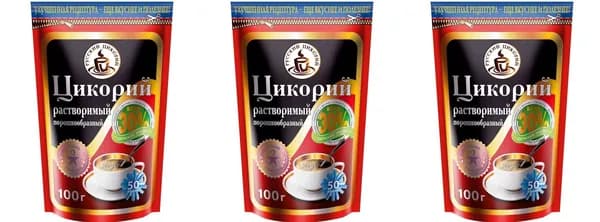 Русский цикорий Цикорий Растворимый, 100 г, 3 уп