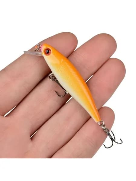 Тоннущий воблер Minnow 3.9г 6см, приманка для ловли форели, микро-воблер для спиннинга, искусственная рыбка (1шт)