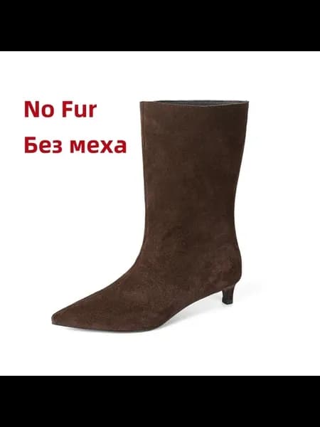 Женские сапоги до середины икры F