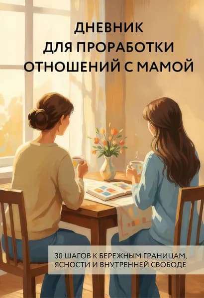 Книга Дневник для проработки отношений с мамой. 30 шагов к бережным границам, ясности и внутренней свободе