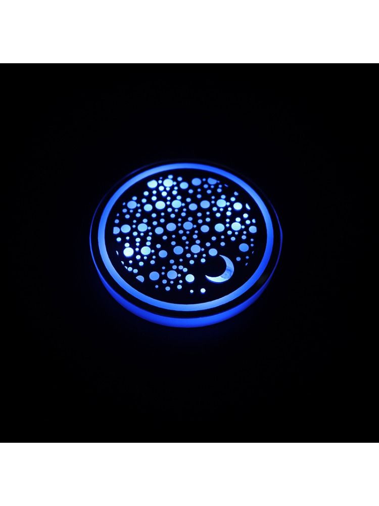 LED подсветка для подстаканников в машине универсальная