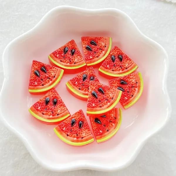 20pcs смоляные фрукты / лимоны / арбузы DIY Ювелирные украшения аксессуары