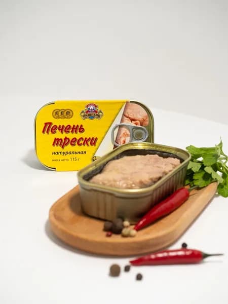 Печень трески 115 г, club банка 2 шт.