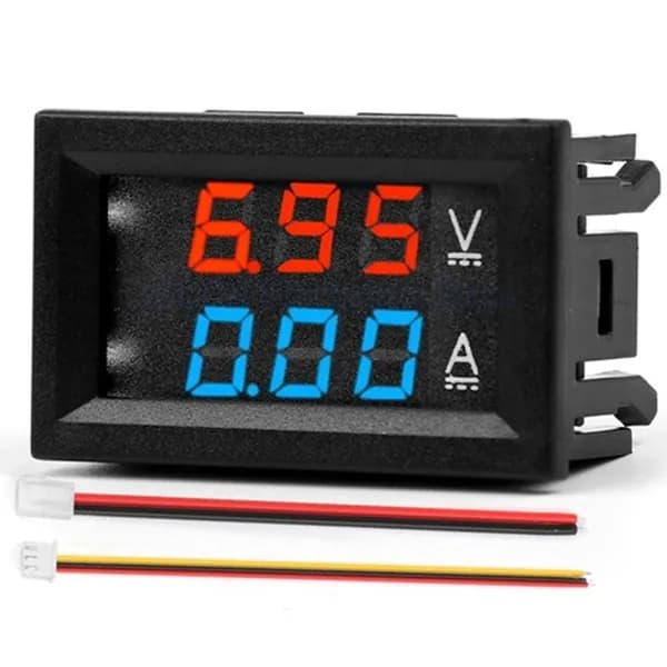 Цифровой вольтамперметр постоянного тока с двойным LED-дисплеем, 0 100 В / 0 10 А