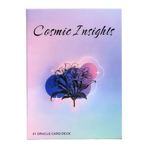 Колода карт Cosmic Insight для гадания и медитации, 78 карт, высококачественная матовая печать