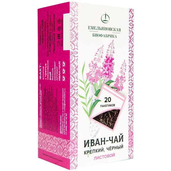 Иван-чай в Фильтр-Пакетах 30 гр. 20 шт.