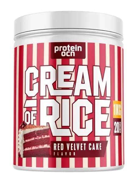 Protein Ocean Cream Of Rice, Рисовая мука со вкусом красного бархатного торта, 1 кг, 20 порций