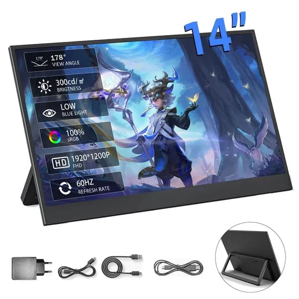 X-REAKO 14" Интерактивная видеопанель ZJ14-299 (ZJ14), IPS, 1920x1080 Full HD, 60 Гц, черный матовый