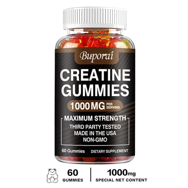 Жевательные конфеты Buporui Strength - содержат моногидрат креатина - для повышения энергии и выносливости мышц