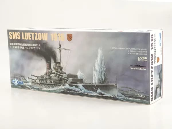 Сборная модель Snowman Model SMS Lutzow 1916 Waterline SP-7035, масштаб 1/700