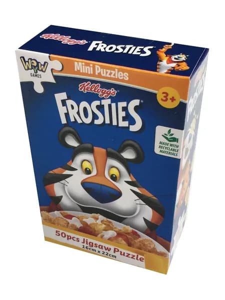 ПАЗЛ KELLOGGS 16x22см. - 50 элементов, тип Frosties, цвет: синий, арт.190231D