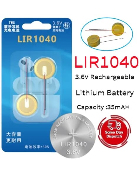 2 штуки, LIR1040