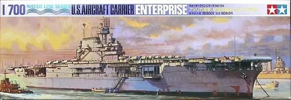 Tamiya 77514 1/700 Модель комплекта авианосец США USS Enterprise CV-6 Big E