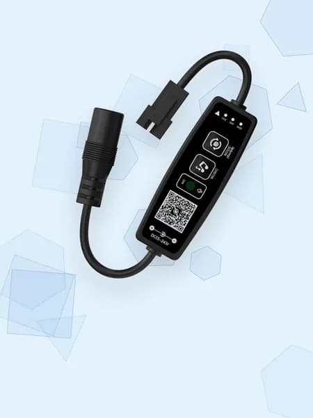 USB / DC12-24V Контроллер RGBIC для светодиодных лент, D C - С пуговицами
