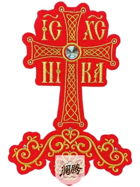 Нашивка-вышивка "КРЕСТ"