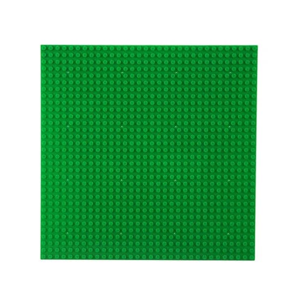 Плитка для конструктора LEGO, зелёная, 255 255 мм, из ABS-пластика