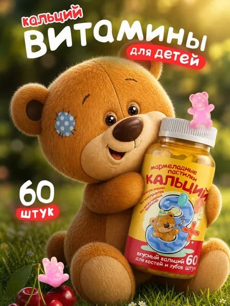 Кальций для детей с витамином Д3, витамины для детей, Consumed, 60 жевательных пастилок
