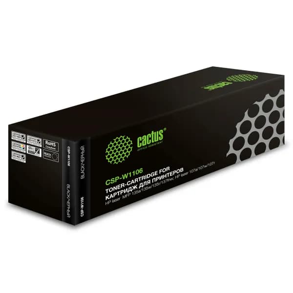 Картридж лазерный Cactus CSP-W1106X черный
