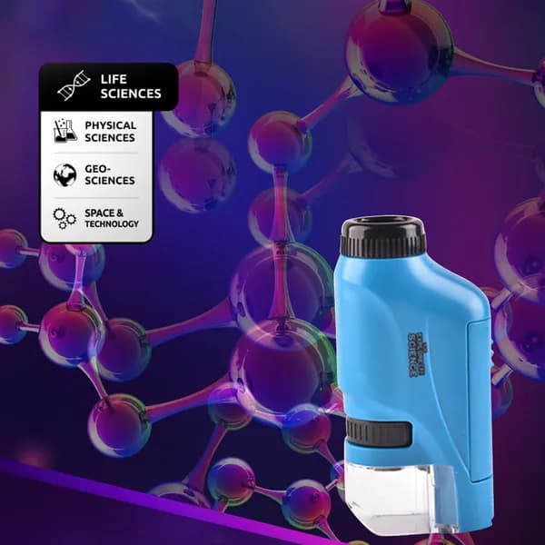 микроскоп ручной с увеличением 60-120x, на 2xAA