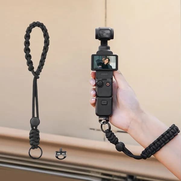 Регулируемый ремешок для запястья для DJI Osmo Pocket 3, чёрный