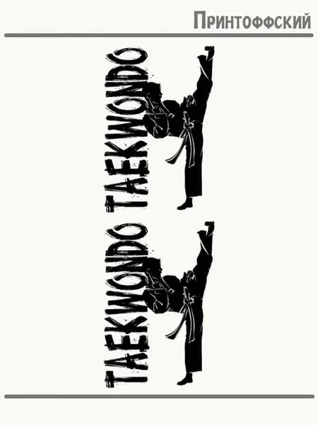 Термонаклейка Тхэквондо