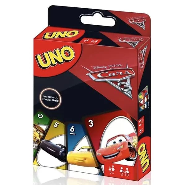 Настольная карточная игра UNO Cars карт, Привет, Новая версия игры для всей семьи