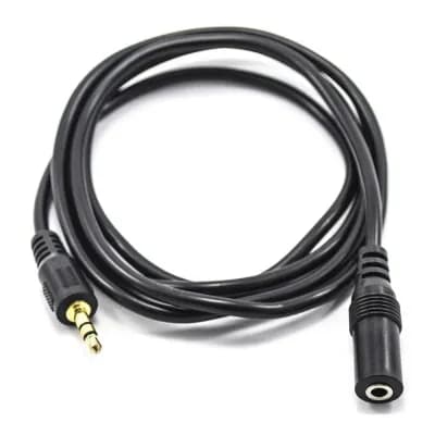 Удлинитель для наушников 5м, аудио шнур 3.5 Jack, 3 pin, штекер-гнездо