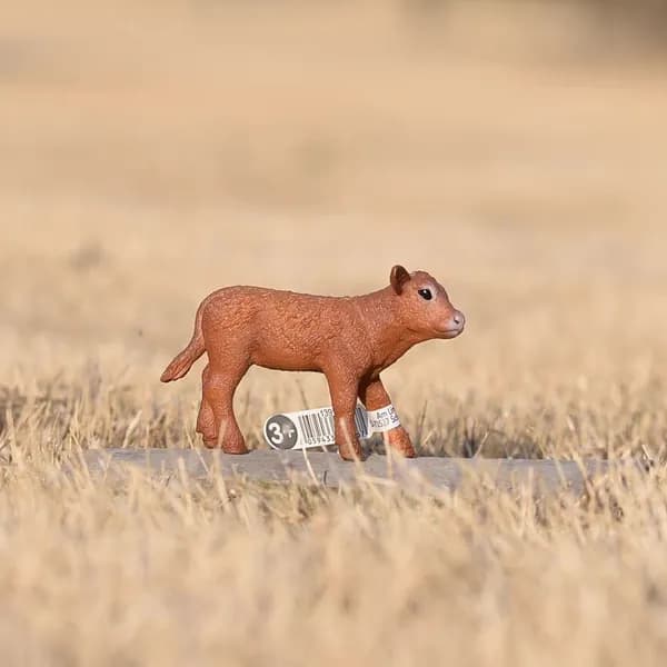 Фигурка телёнка Schleich, реалистичная игрушка для фермы, 8 см