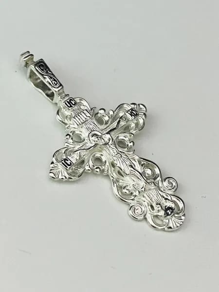 Assay Крестик ювелирный Серебро оксидированное