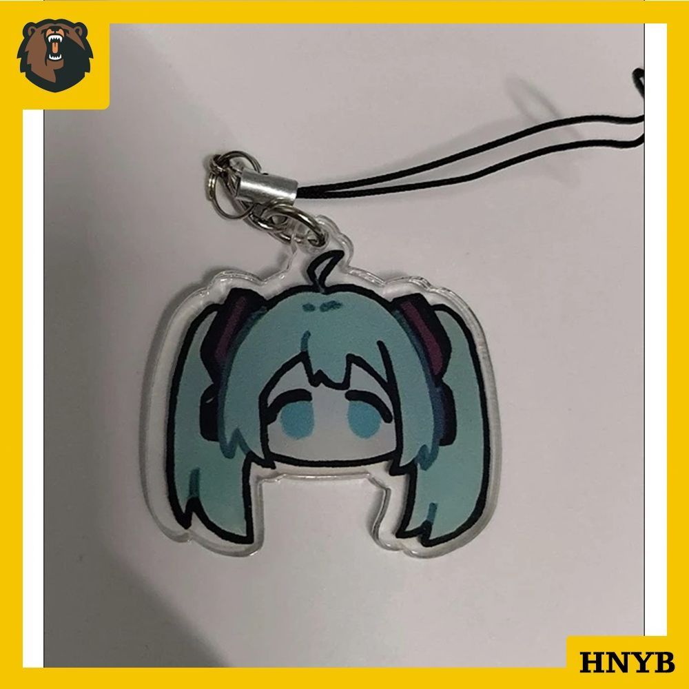 Брелок ВОКАЛОИД: Мику Хацунэ / VOCALOID: Miku Hatsune, подвеска для сумки телефон, аниме аксессуар