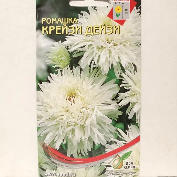 Ромашка многолетняя Крейзи Дейзи, 30 семян