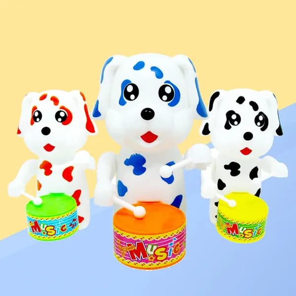 Игрушка Собака С Барабаном Для Игр И Обучения Малышей 1 Набор
