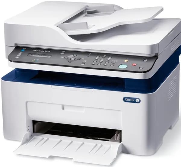МФУ лазерный, монохромный Xerox WorkCentre 3025NI, белый А4, 20стр/мин, белый