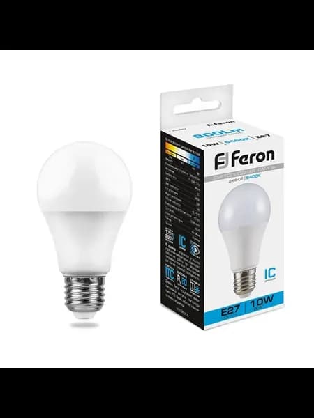 Лампа светодиодная LED 10вт Е27 дневной