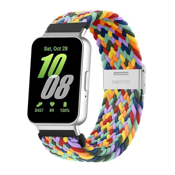 Нейлоновый плетеный ремешок Для Samsung Galaxy Fit 3 , Дышащий спортивный ремешок Для Samsung Fit 3, Ремешок-петля