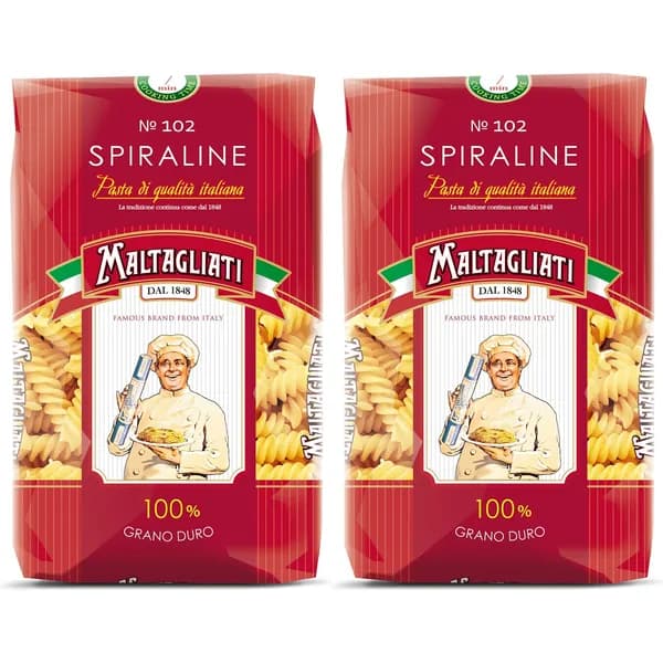 Макаронные изделия Maltagliati 102 Спираль Лигурийская 450 г, набор: 2 штуки